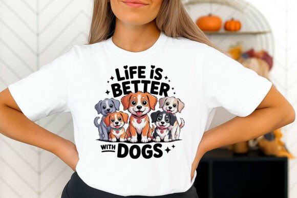 Cute Cartoon Puppies Smiling Together: A Design Asset for Joyful Brands