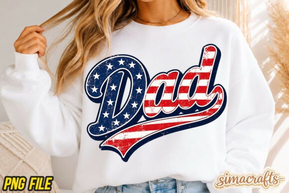 Patriotic Dad American Flag Sublimation: A Design Asset Guide
