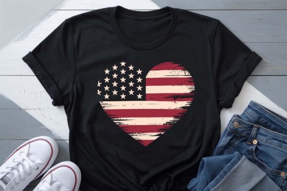 Retro America Love Flag PNG: A Designer's Patriotic Toolkit