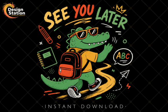 See You Later Alligator PNG: A Playful Classroom Design