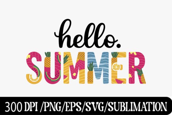 Summer Fun Typography Design: A Visual Escape