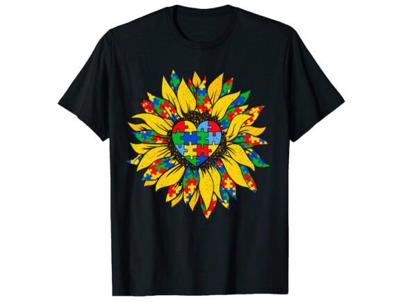 Sunflower Autism Awareness T-Shirt: A Design That Speaks Volumes